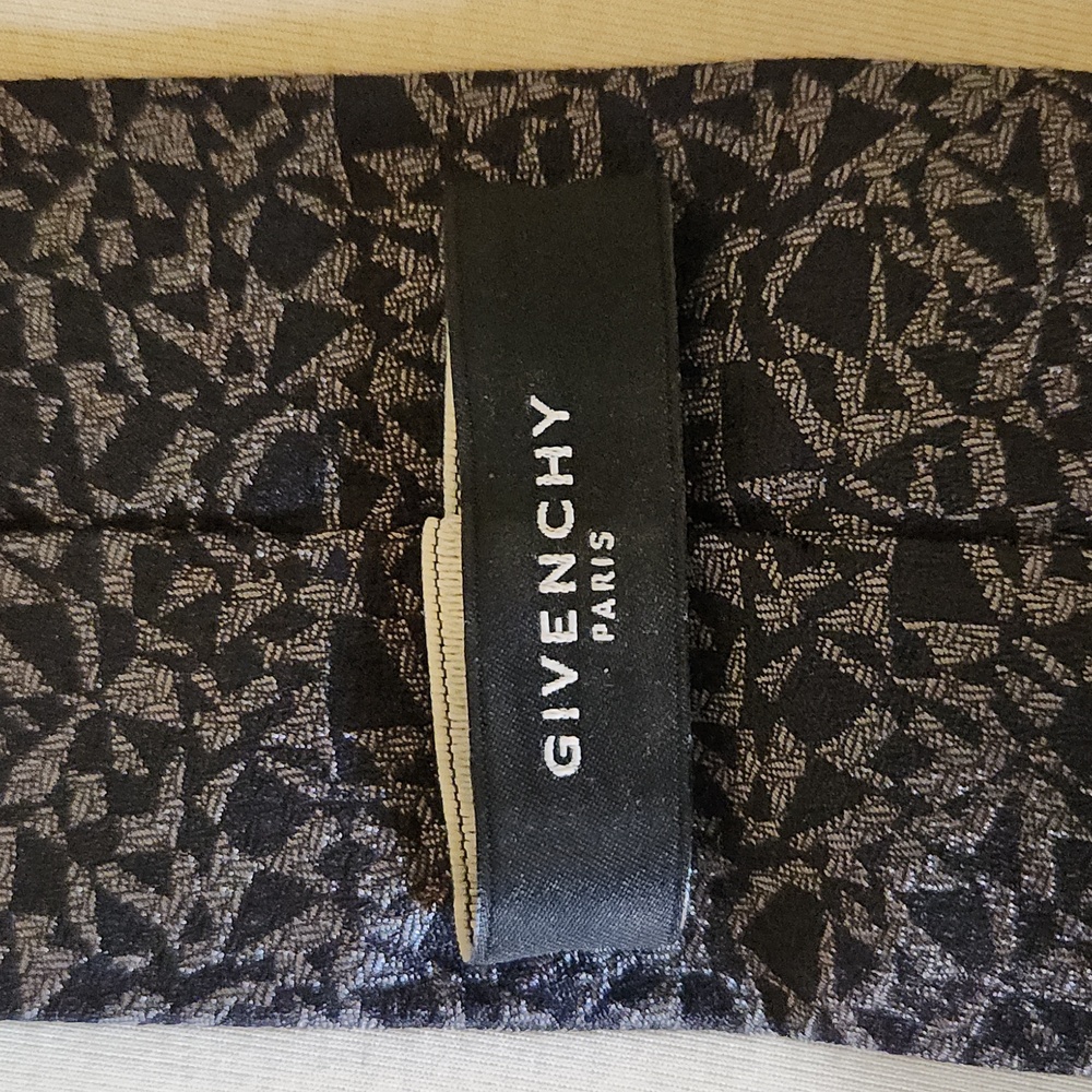 Givenchy Abstract Pattern Neck Tie - image 3